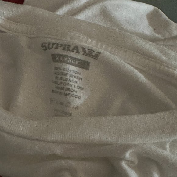 Supra International Tee Shirt White Vintage (White) - Picture 3 of 3